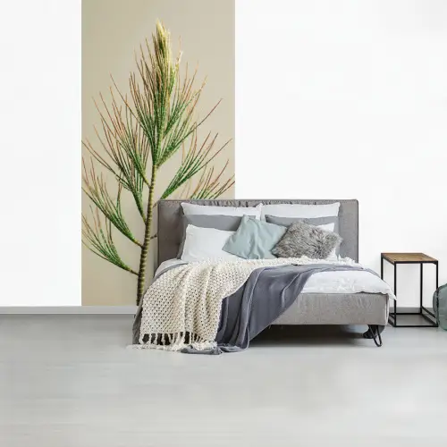 Dennentak - Naaldvormige bladeren - Lichtgroen fotobehang vinyl groot -slaapkamer