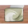 Abstract - Penseelstreken - Golven - Groen laptophoes neopreen klein -tafel