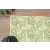 Palmwoud - Tropisch - Groen muismat rubber klein 262 -closeup