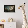 Zwaan - Oude meesters - Jan Asselijn fotolijst zwart zonder passe partout klein -usfeer4_kinderkamer