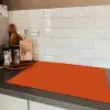 Sienna - Aarde - Kleuren - Effen Inductie beschermer vinyl 3mm klein 276 -sfeer3