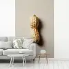 Pinda - Ruw - Beige fotobehang vinyl groot -woonkamer