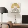 Bogen - Lijnen - Oranje - Minimalistisch plexiglas 5mm klein -sfeer6