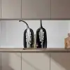 Pepers - Zwart - Wit - Zaadlijsten keuken achterwand 2 middel zz_3dshopping