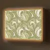 Abstract - Textuur - Groen Light Box met batterij (Wandlamp) middel 907 -z3d_website