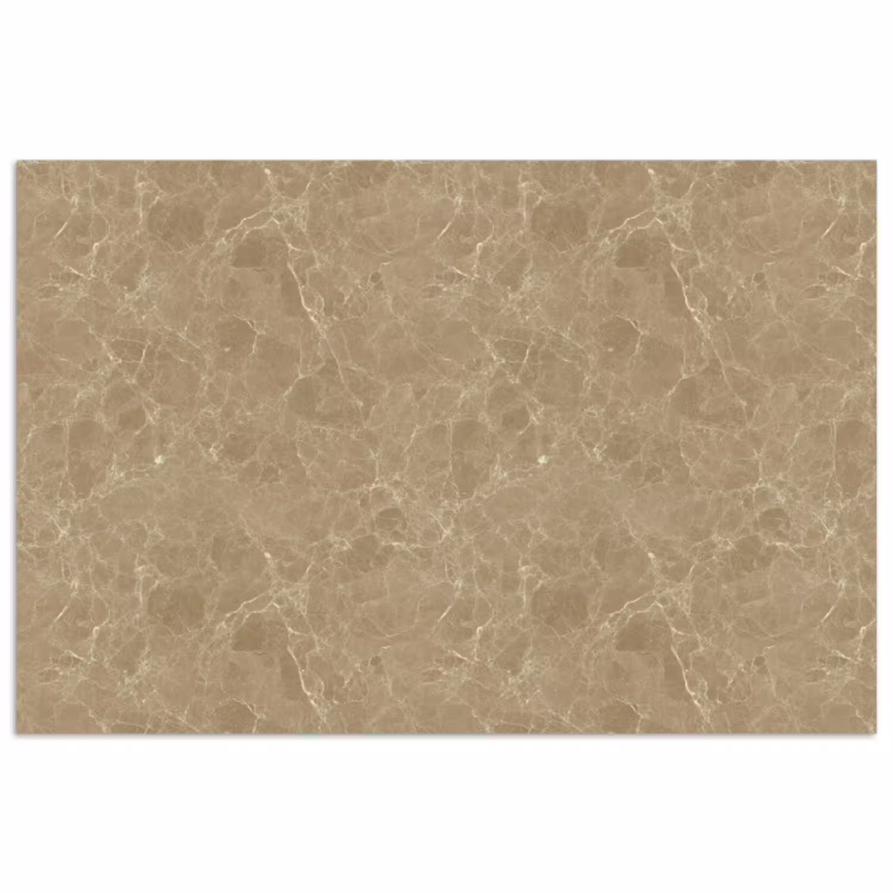 Beige - Marmer - Witte aders poster papier klein 62 -3d