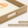 Minimalistisch - Schepijs - Hoorntje - Beige Dienblad Rechthoek middel -USP_HandgreepNL