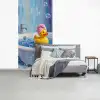 Creatief - Badeend - Kleurrijk fotobehang vinyl groot -slaapkamer