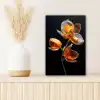 Bloem - Orchidee - Oranje canvas 2cm klein -sfeer5