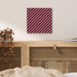 Strepen - Roze - Bruin aluminium wit klein 46 -sfeer3
