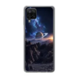 Fantasy - Kosmos - Landschap Telefoonhoesje Samsung Galaxy A12 klein -3d