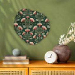 Patroon - Botanisch - Kleurrijk Wandcirkel Organisch Forex 3mm klein 629 -sfeer2