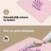 You're doing great - Roze - Bubble letters Inductie beschemer met haakjes klein -ky-schoon-nl