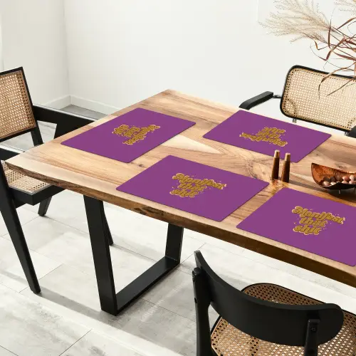 Manifest that shit - Paars - Glitter Placemat vinyl groot -zzsfeer4_Kitchenyeah-website
