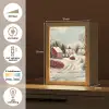 Kerstsfeer - Landelijk - Rood Light Box met kabel (Tafellamp) klein -USP_NL