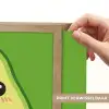Avocado - Groen - Speels Light Box met batterij (Wandlamp kind) middel -USP_websiteprintNL