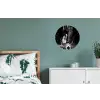 Hardloopschoenen - Rennen - Druppels - Zwart Wandcirkel aluminium klein -slaapkamer