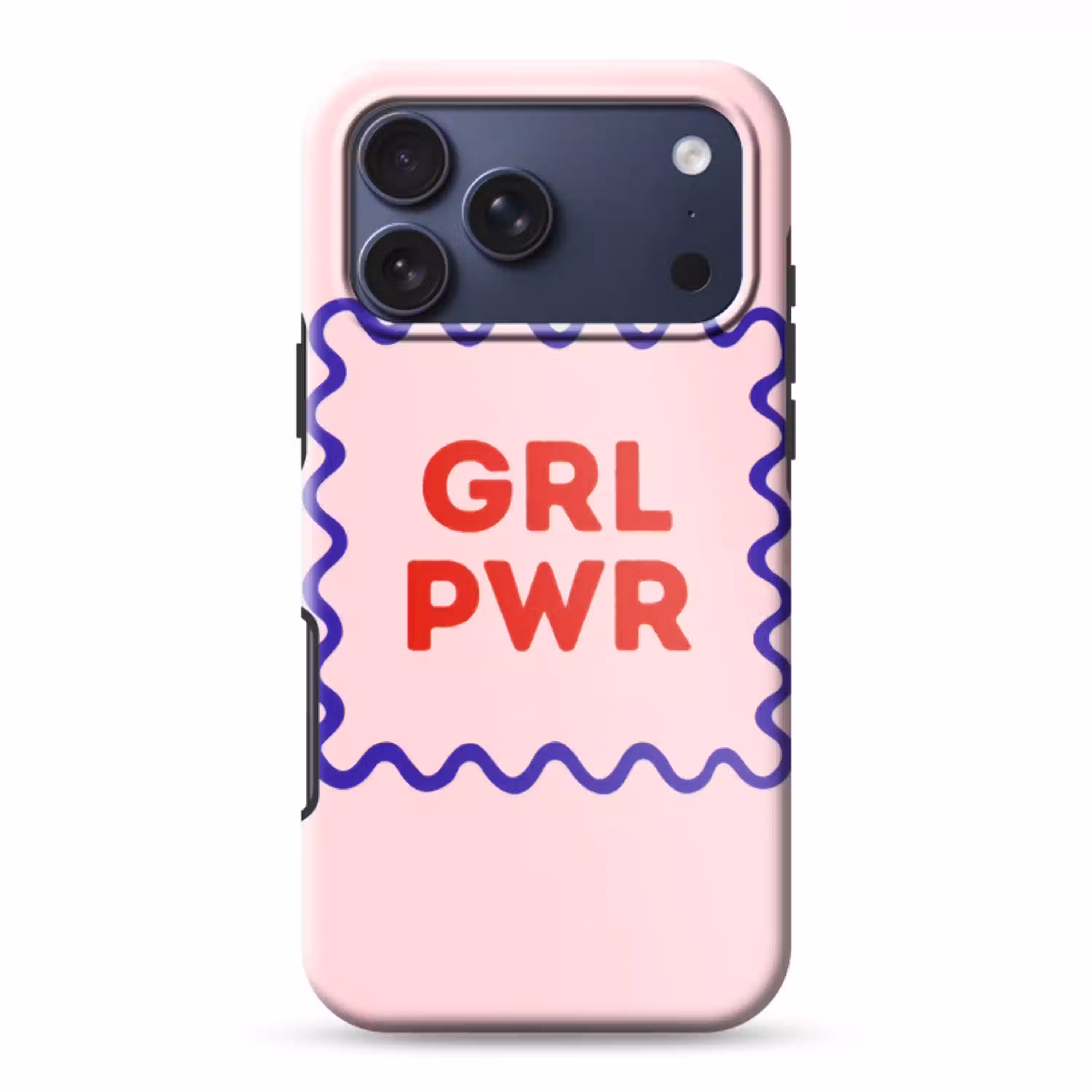 Grl pwr - Roze - Kader Toughcase MagSafe Apple iPhone 17 Pro Max klein -3d
