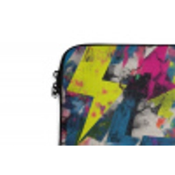 Bliksemschichten - Patroon - Marmer - Kleuren laptophoes neopreen klein -detail