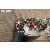 Kerstdecoratie - Geschenken - Hout - Veelkleurig Placemat vinyl groot -closeup