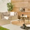Kokosnoot - Water - Beige - Spetters tuinposter los doek klein -sfeer4