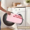 No rain no flowers - Minimalistisch - Roze - Bloem Badmat klein -USP_WasbaarNL