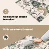 Inductie afdekplaat - Vintage - Jungle - Dieren - Natuur - Inductie beschermer Inductie beschemer met haakjes middel -ky-schoon-nl