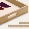 Harmonieus - Symmetrisch - Rood Dienblad Rechthoek middel -USP_HandgreepNL