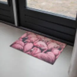 Flamingo - Roze - Dieren Deurmat klein -sfeer2