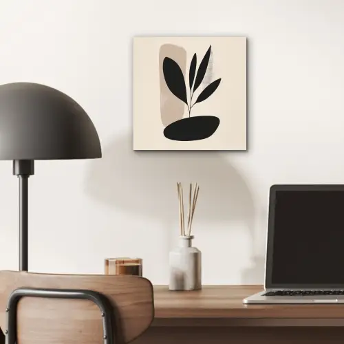 Plant - Beige - Japandi aluminium wit klein -sfeer5