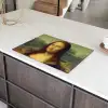 Mona Lisa - Leonardo da Vinci Inductie beschermer vinyl 3mm klein -sfeer8