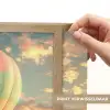 Luchtballon - Dromen - Wolken - Lucht Light Box met batterij (Wandlamp kind) middel -USP_websiteprintNL