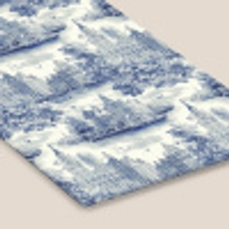 Huizen - Bomen - Water - Vogels - Blauw fotolijst zwart zonder passe partout klein 224 -zsfeer6