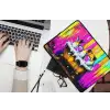 Pinguïns - Badkuip - Kleurrijk - Schuim laptophoes neopreen klein -bureau