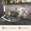 Kolibrie - Vogels - Bloemen - Planten keuken achterwand spatscherm klein -usp_NL