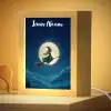 Heks - Volle maan - Sterrenhemel Light Box met kabel (Kinderlampje) klein -zzzz_3d_website