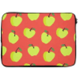Appels - Modern - Groen laptophoes neopreen klein 279 -zkaufland3dotto