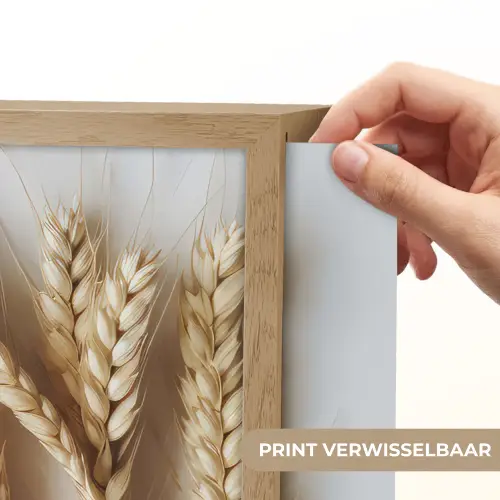 Graan - Geel - Wit - Stilleven Light Box met batterij (Wandlamp) middel -USP_websiteprintNL