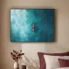 Bootje - Water - Blauw Textielframe - compleet frame klein -sfeer1