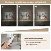 Olieverf - Paraplu - Vrouw - Straat - Kunst Light Box met kabel (Tafellamp) klein -USP_dimbaarNL