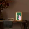 This is art - Schaduw - Roze Light Box met kabel (Tafellamp) klein -sfeer4