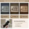 Gouden details - Marmer - Islamitisch Light Box met batterij (Wandlamp) middel -USP_lichtkleurNL