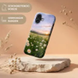 Madelief - Veld - Heuvels - Groen Toughcase MagSafe Apple iPhone 17 klein -USP_RandenV_NL