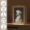 Kok - Rood - Kip Light Box met kabel (Tafellamp) klein -USP_NL