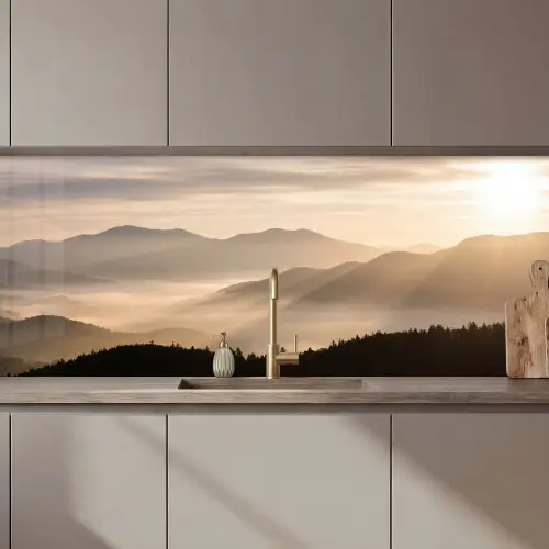 Bergen - Mist - Zonnestralen keuken achterwand 2 middel zz_3dshopping