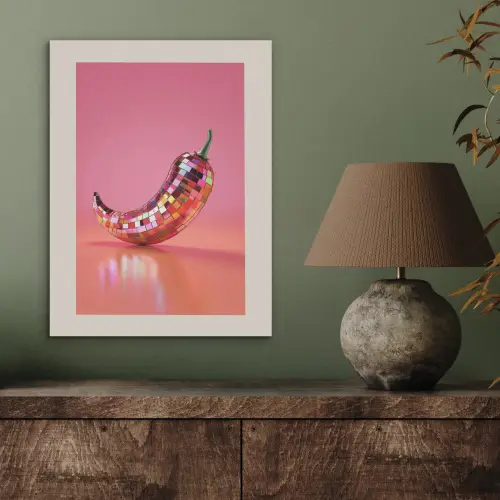 Disco - Peper - Roze PET vilt klein -sfeer2