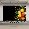 Citroenen - Zwart - Kruiden - Graffiti - Verf keuken achterwand spatscherm klein -3d_website