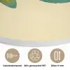 Vis - Blauw - Stippen - Schubben Akoestische PET Vilt - Rond klein -closeup_NL