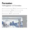 Schots - Kasteel - Blauw - Aquarel Muismat XXL klein -sfeer5