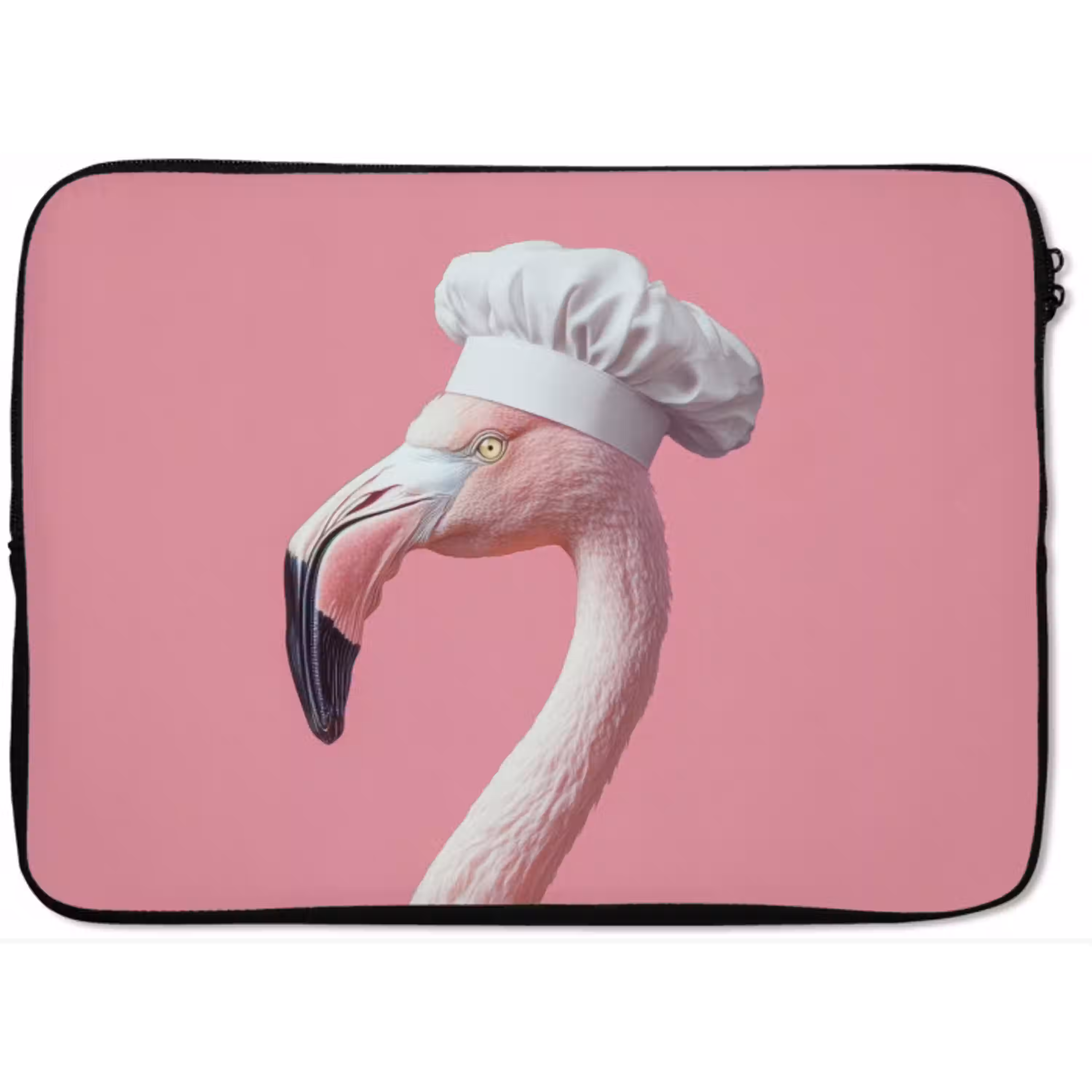 Flamingo - Roze - Koksmuts - Vogel laptophoes neopreen klein -zkaufland3dotto